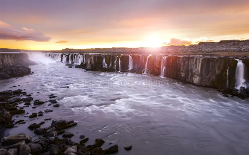 Selfoss Waterfall Discover the Majestic Beauty of Iceland